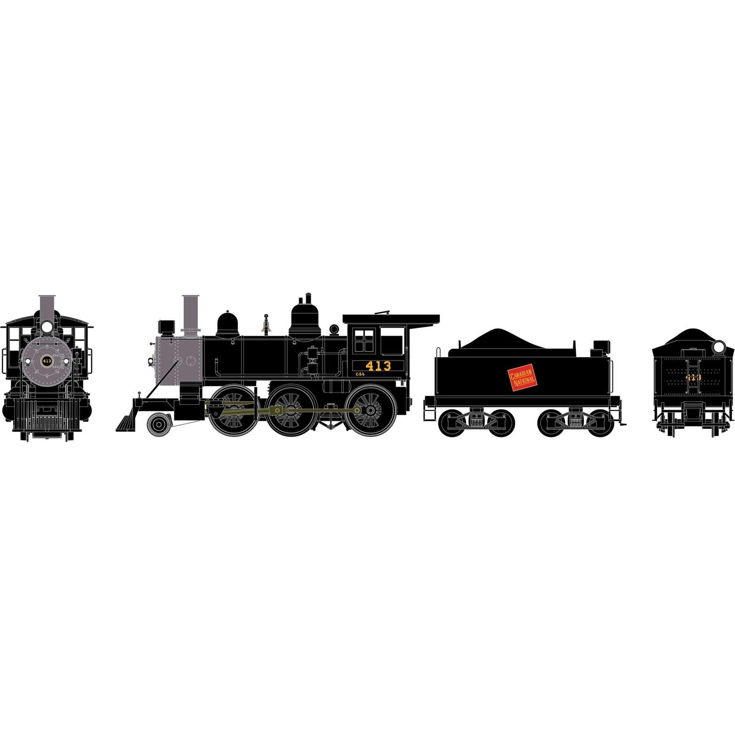 HO RTR Old Time 2-6-0 Mogul with DCC and Sound (ATH87320)