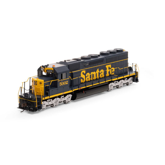 HO SD40 Locomotive with DCC and Sound Santa Fe #5002 (ATH87324)