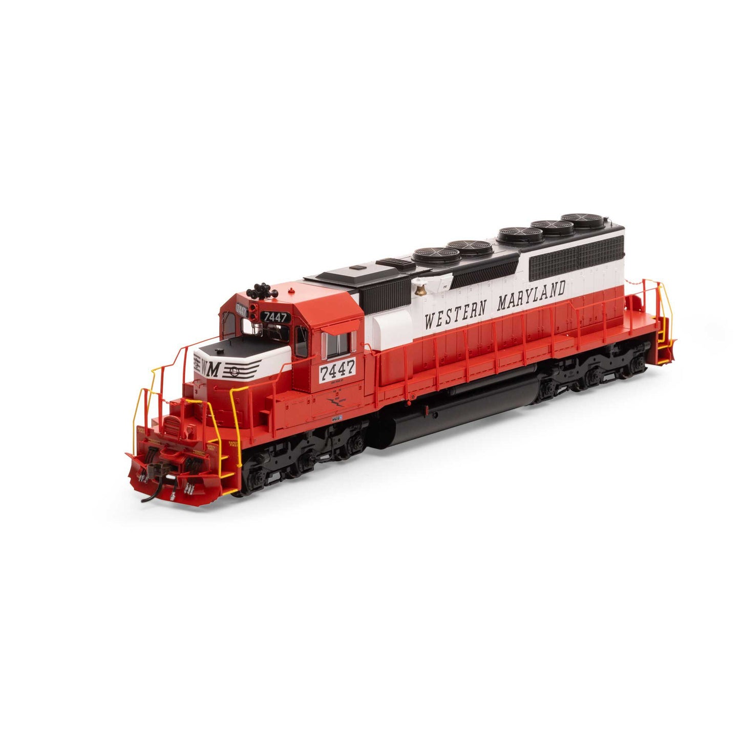 HO SD40 Locomotive with DCC and Sound, Western Maryland #7447 (ATH87330)