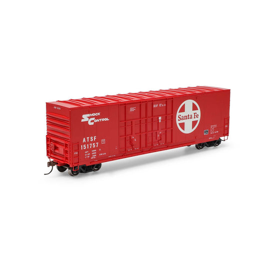 HO High-Cube DD Plug Box Car SF #151757 (ATH88197)