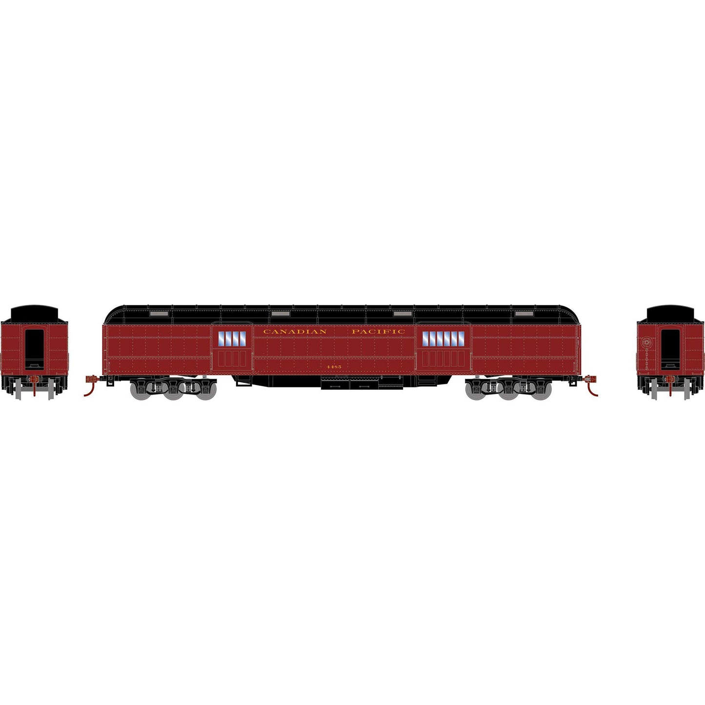HO Heavyweight Baggage Car CPR #4485 (ATH88213)