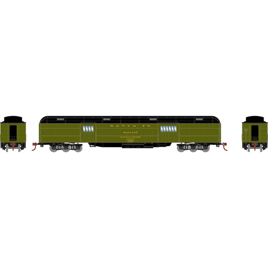 HO Heavyweight Baggage Car ATSF #1895 (ATH88214)