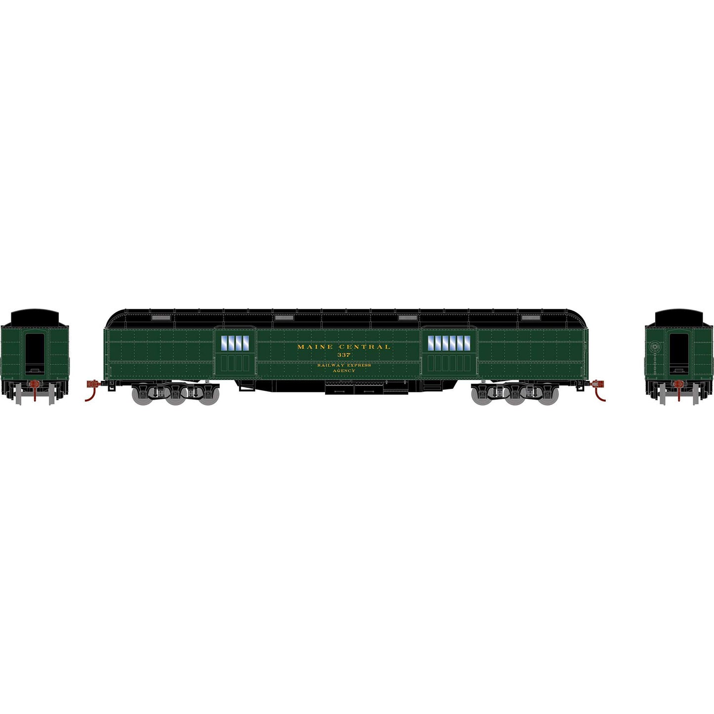HO Heavyweight Baggage Car MEC #337 Plastic Model (ATH88216)
