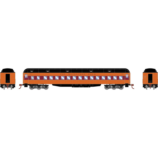 HO Heavyweight Clerestory Coach MILW #3352 (ATH88221)
