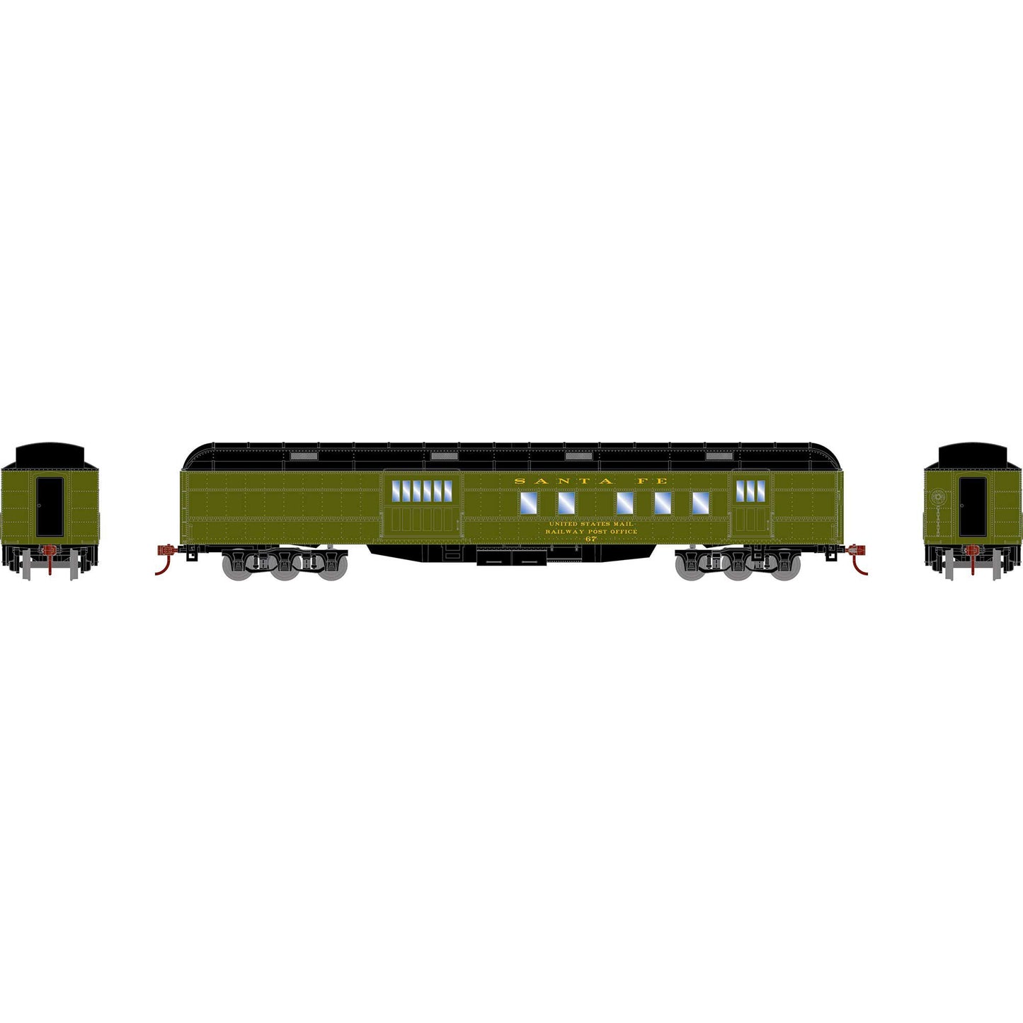 HO Heavyweight RPO ATSF #67 Model (ATH88226)