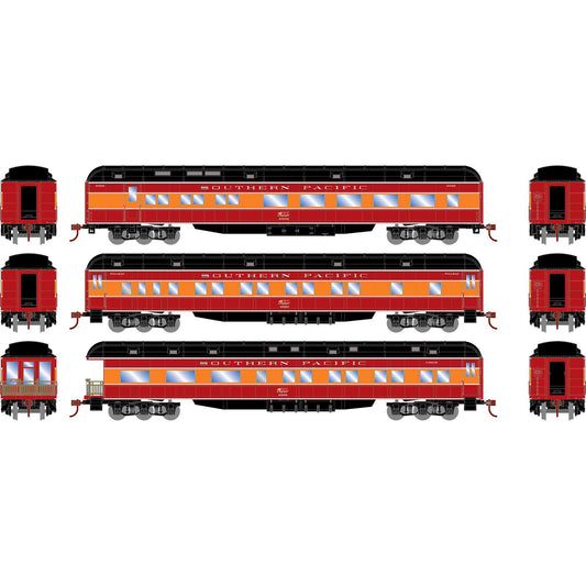 HO Heavyweight Diner Coach Observation Car Set SP #1 (3) (ATH88230)