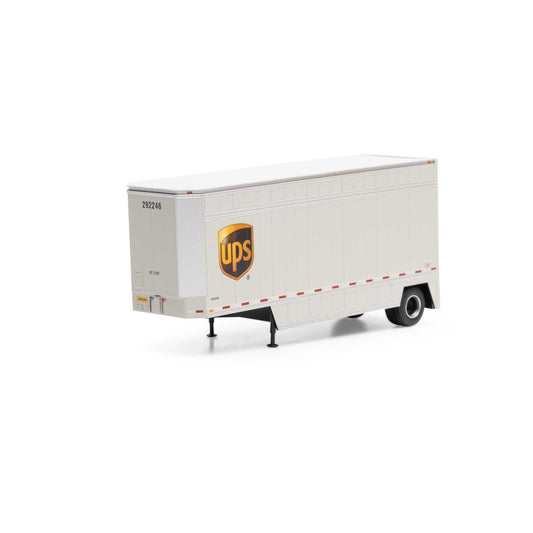 HO 28' Drop Sill Trailer UPS Ready to Run (ATH90209)