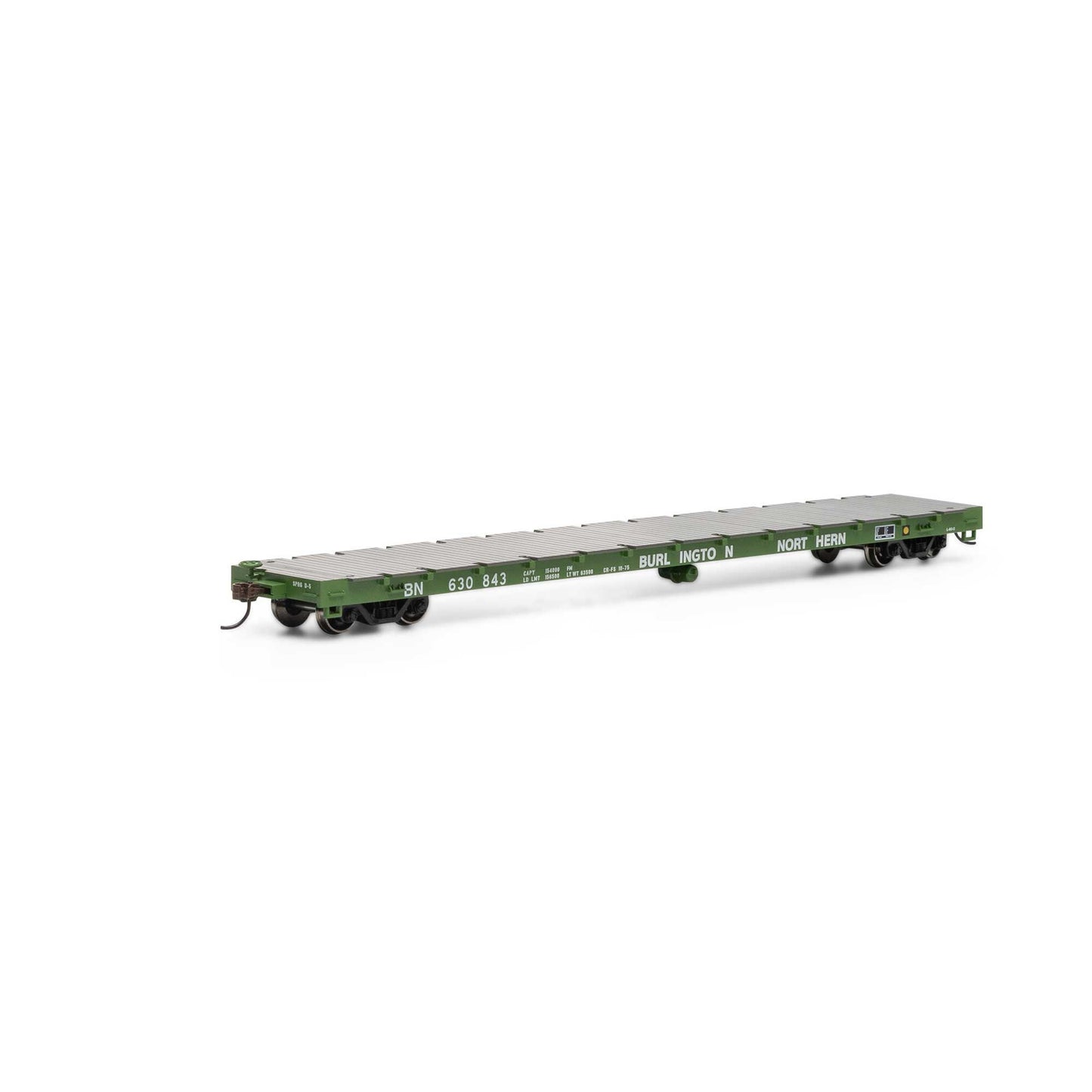 HO RTR 60' Flat Car BN #630843 (ATH92673)