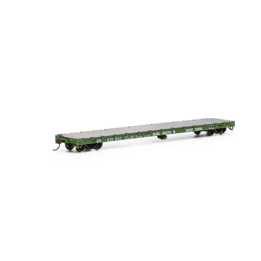 HO RTR 60' Flat Car BN #630843 (ATH92673)