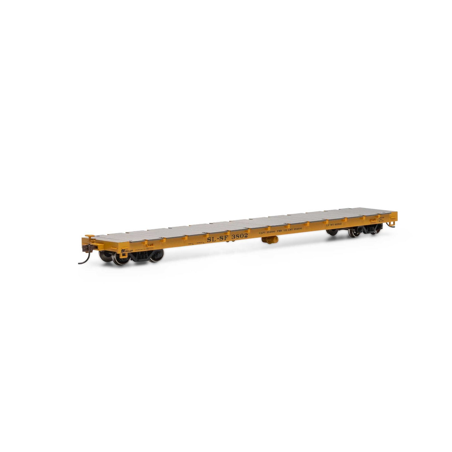 HO RTR 60' Flatcar Frisco #3802 (ATH92675)