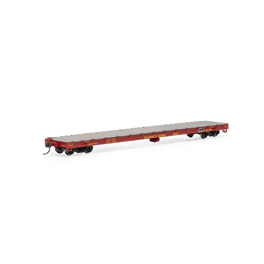 HO RTR 60' Flatcar D&H #16144 (ATH92685)
