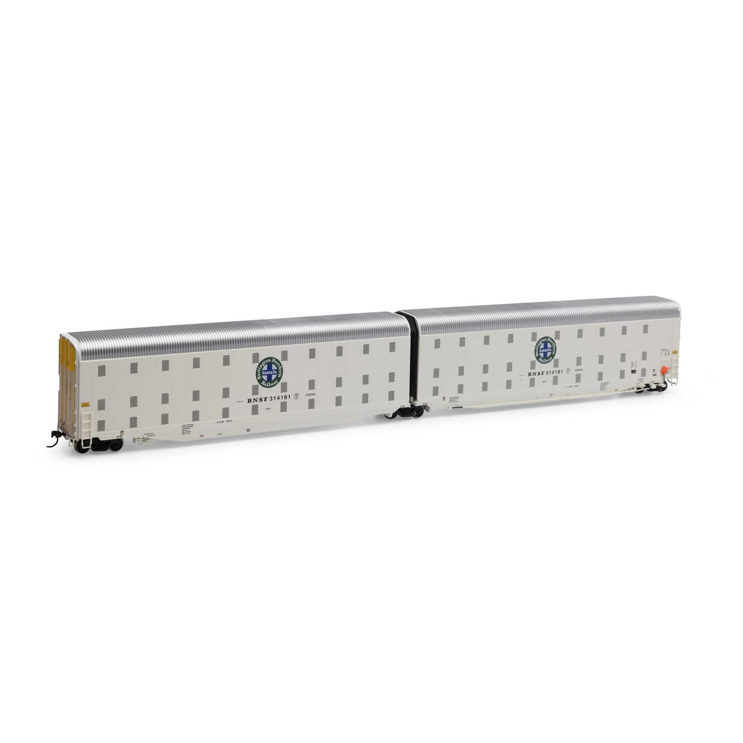 HO Auto-Max Carrier BNSF Large Circle Model Train Car (ATH96194)