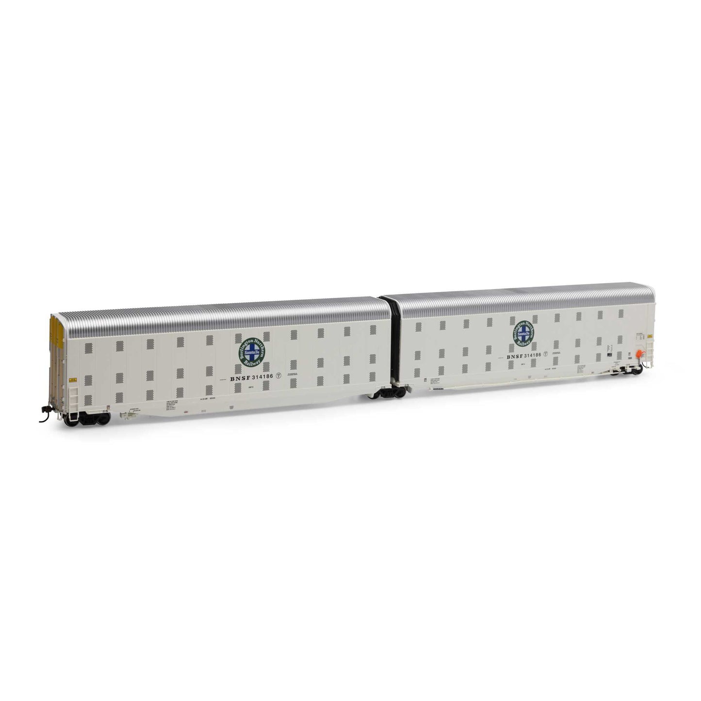 HO Auto-Max Carrier BNSF Large Circle Plastic Model (ATH96195)