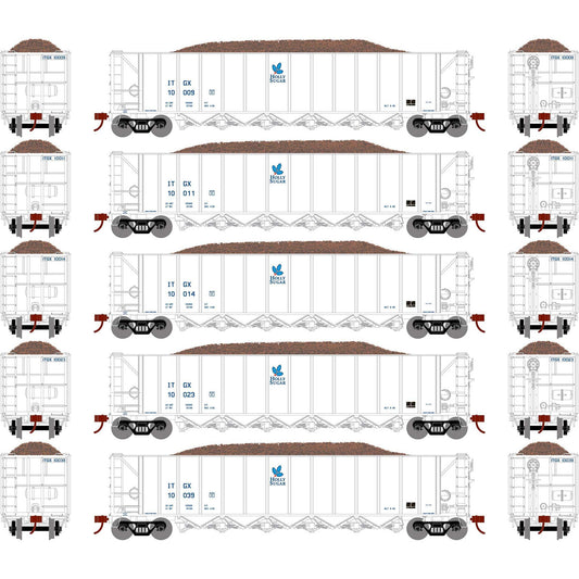 HO ITGX 5Bay Rapid Discharge Hopper Ready to Run (ATH98491)