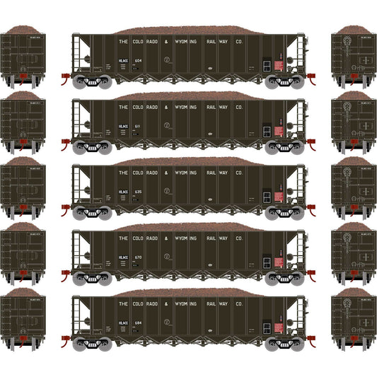 HO RTR 5-Bay Rapid Discharge Hopper HLMX #1 (ATH98497)