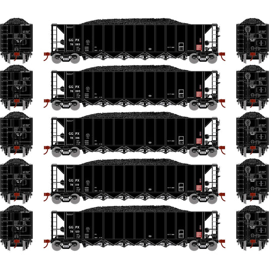 HO RTR 5-Bay Rapid Discharge Hopper GGPX #2 (ATH98650)