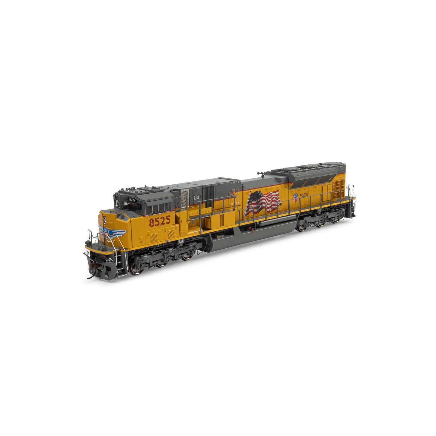 HO EMD SD90MAC-H Phase 2 Locomotive UP Flag #8525 (ATHG-1036)