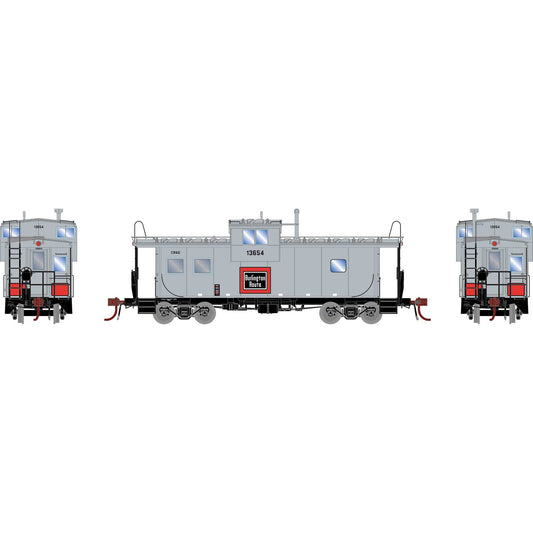HO GEN ICC Caboose with Lights, CBQ #13654 (ATHG-1087)