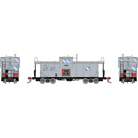 HO GEN ICC Caboose with Lights, CBQ #13668 (ATHG-1088)