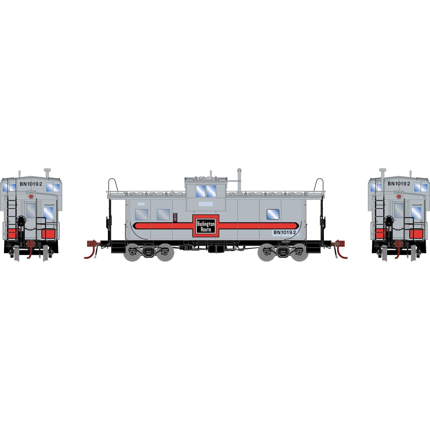 HO ICC Caboose with Lights BN #10192 (ATHG-1090)