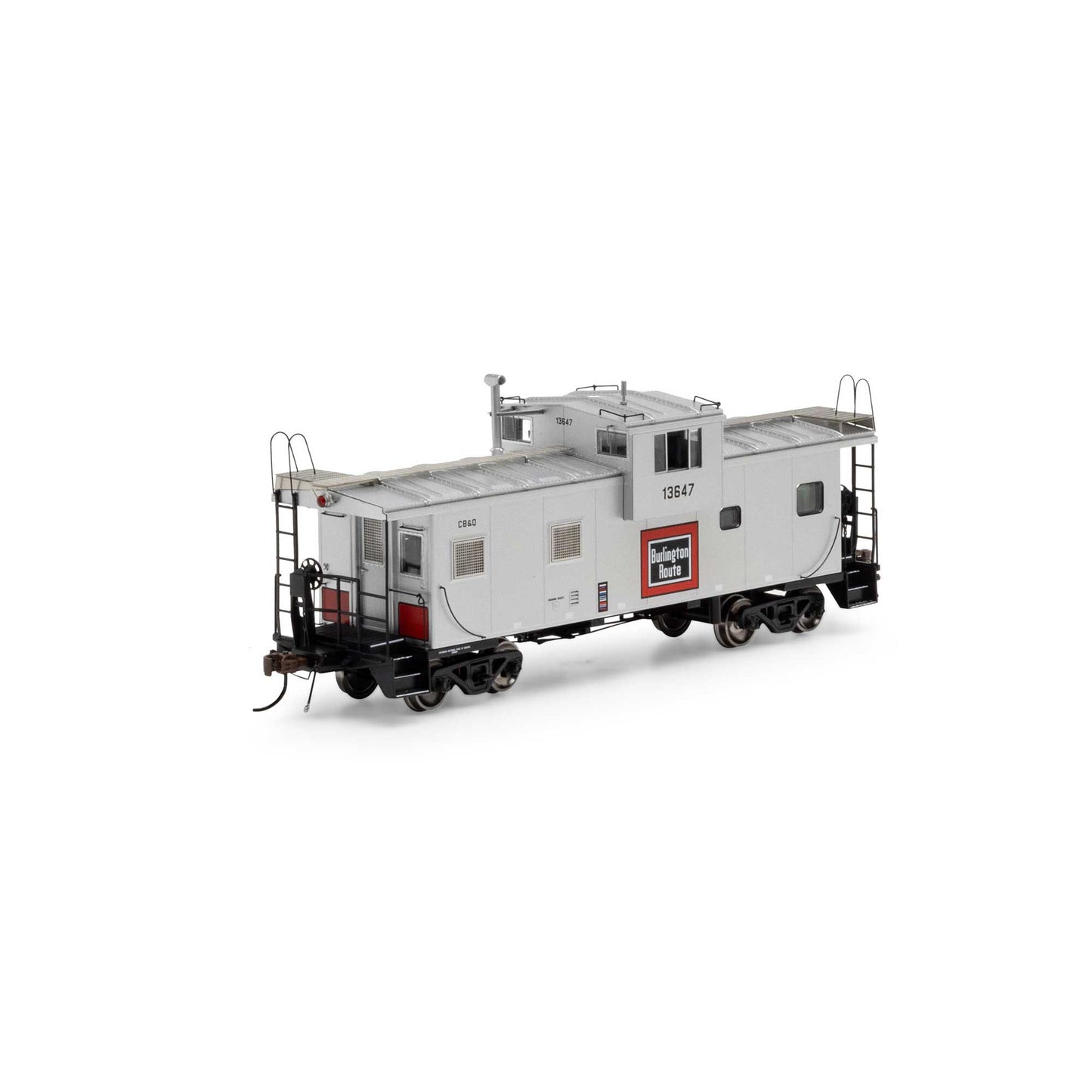 HO GEN ICC Caboose with Lights and Sound CBQ #13647 (ATHG-1096)
