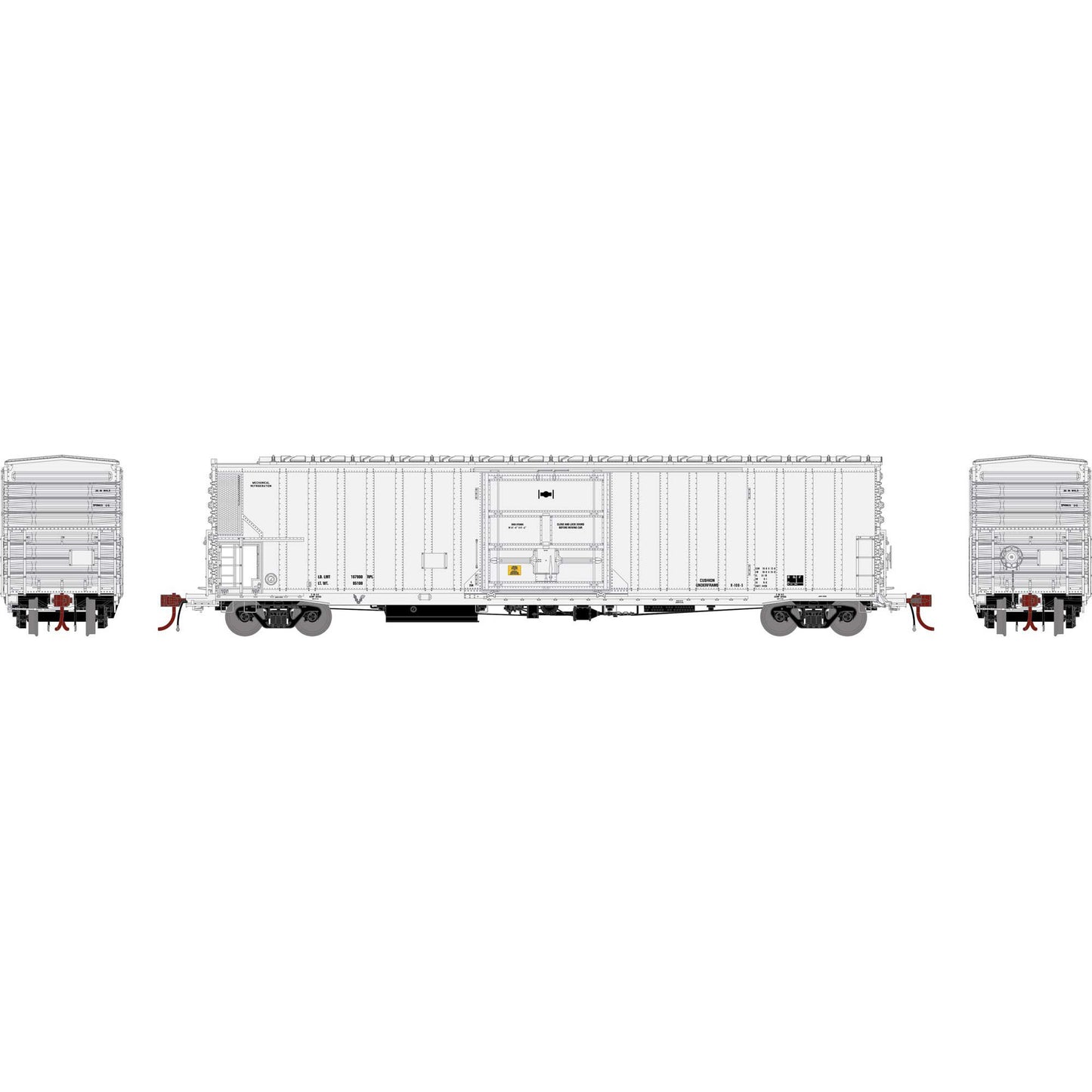 HO GEN 57' FGE Mechanical Reefer Plastic Model (ATHG-1123)