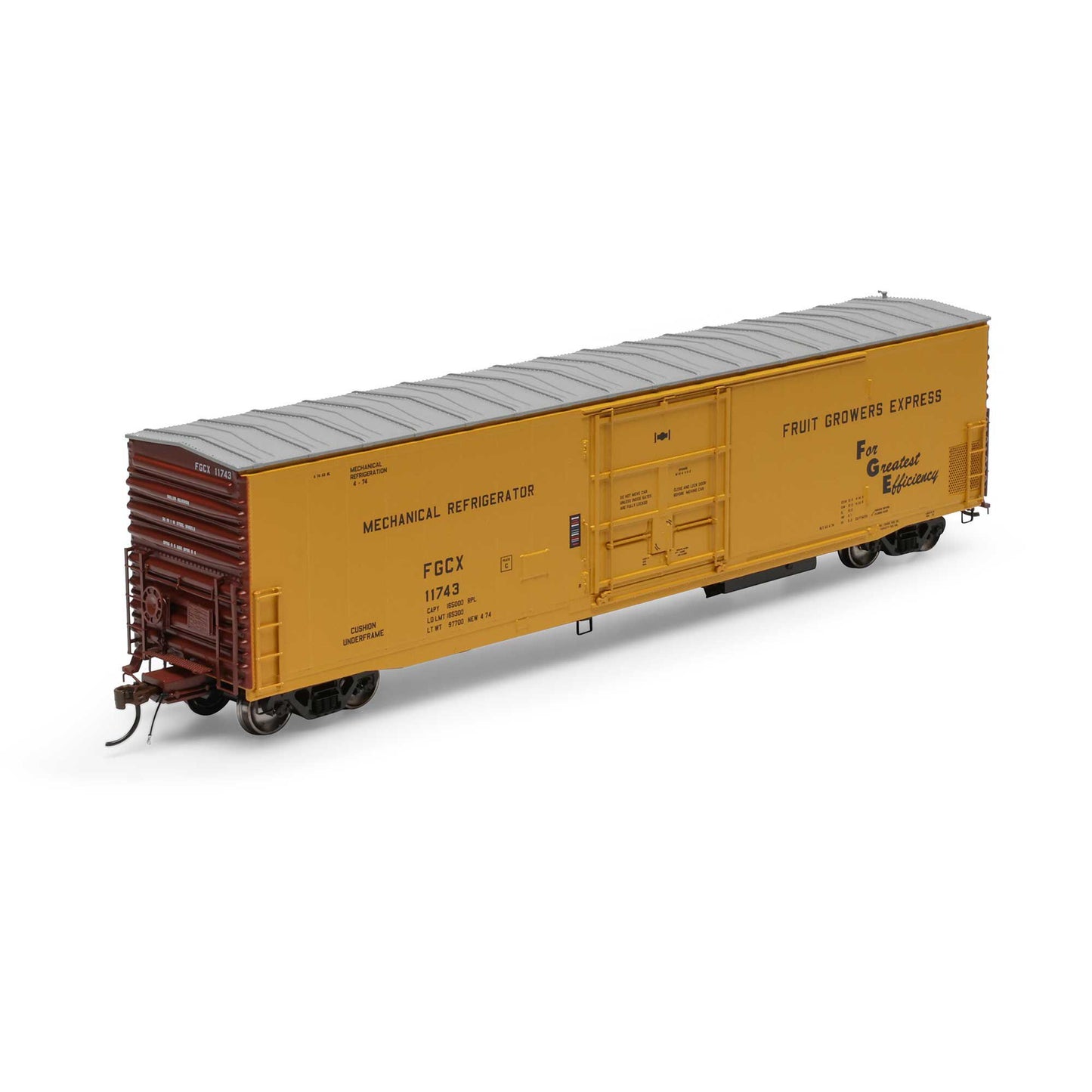 HO GEN 57' FGE Mechanical Reefer with Sound, FGCX #11743 (ATHG-1138)