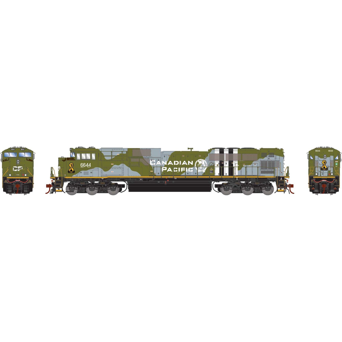 HO GEN EMD SD70ACU Locomotive CP Military Tribute #6644 (ATHG-1146)