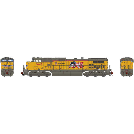 HO GE Dash 9-44CW Locomotive UP #9647 (ATHG-1195)