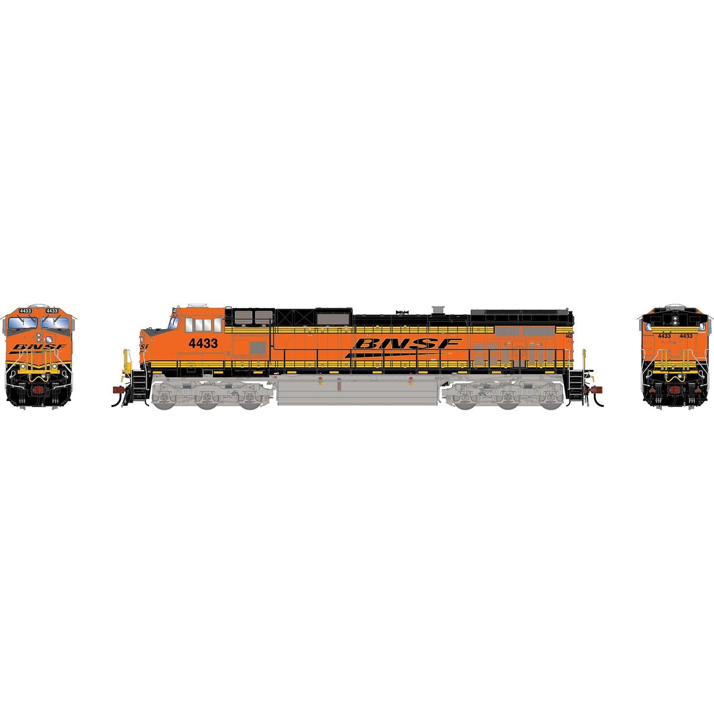 HO GE Dash 9-44CW Locomotive BNSF Wedge (ATHG-1202)