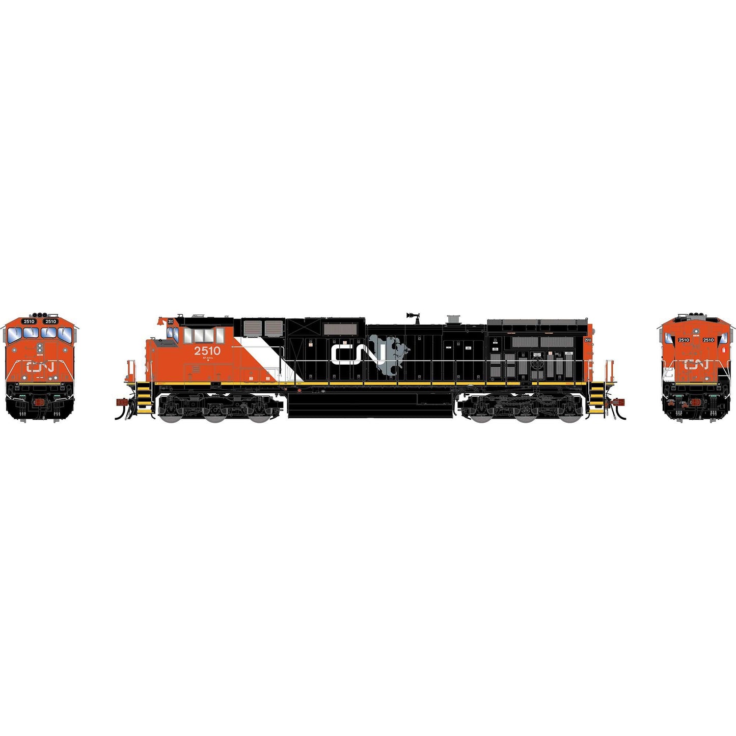 HO GE Dash 9-44CW Locomotive CN #2510 (ATHG-1206)