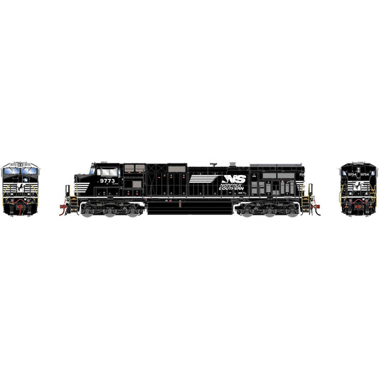 HO GE Dash 9-40CW Locomotive with DCC and Sound (NS #9773) (ATHG-1217)