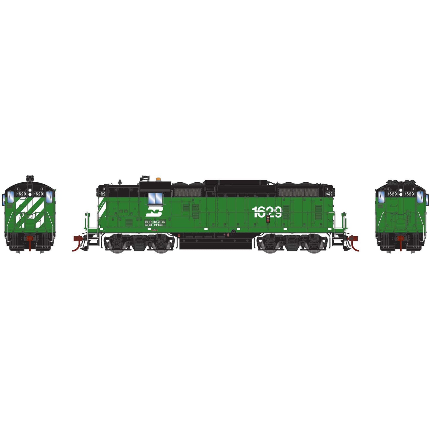 HO GP7 Locomotive BN #1629 (ATHG-1238)