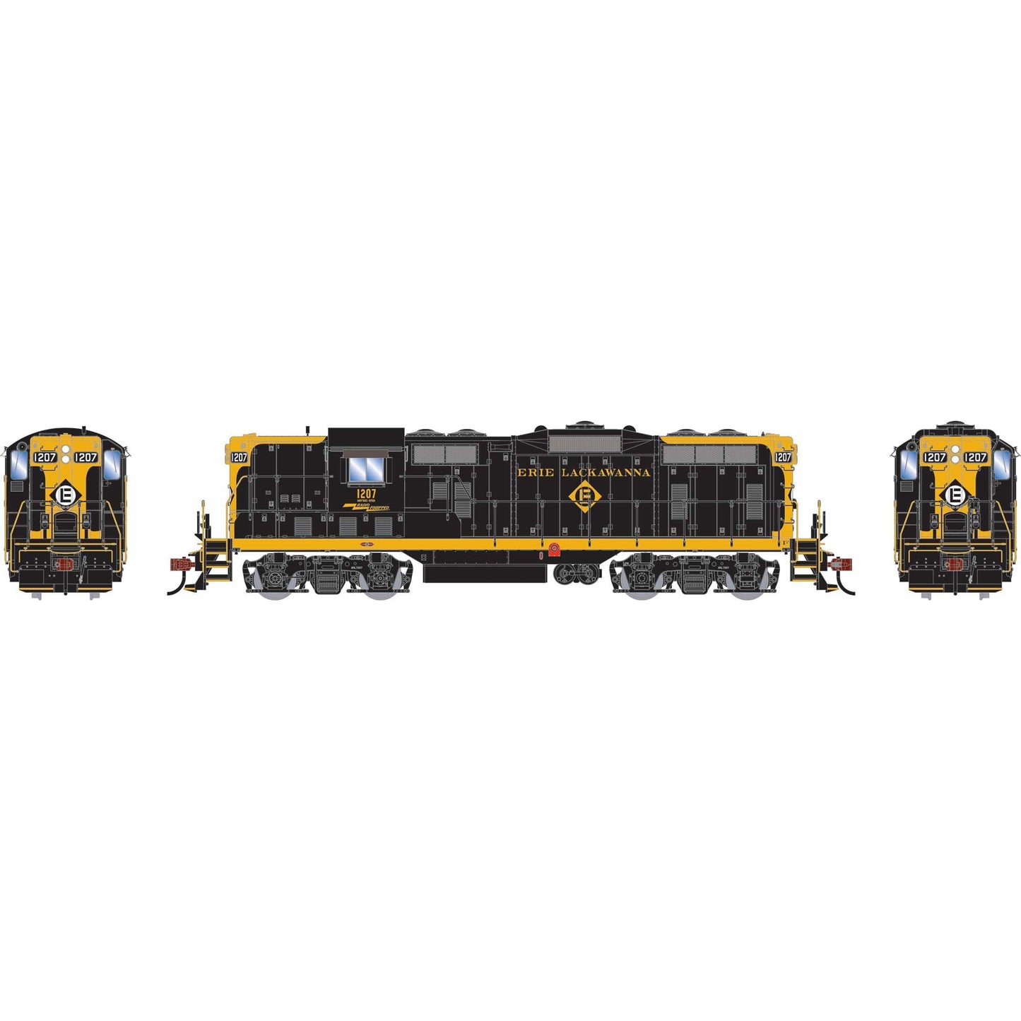 HO GP7 Locomotive EL #1207 (ATHG-1242)