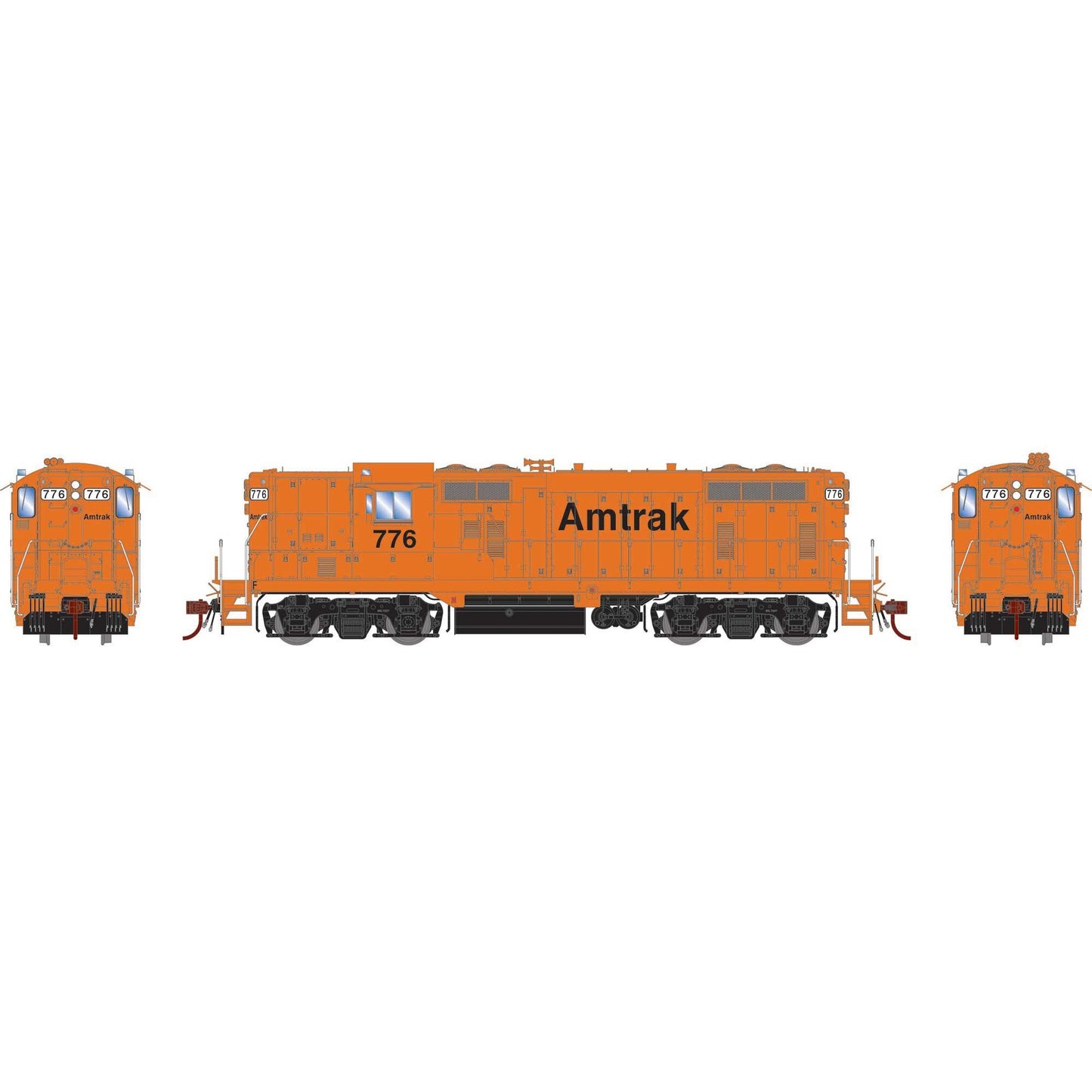HO GP7 Locomotive with DCC and Sound, AMTK #776 (ATHG-1248)