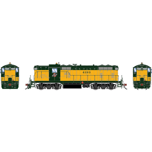 HO GP7R Locomotive with DCC and Sound CNW #4193 (ATHG-1252)