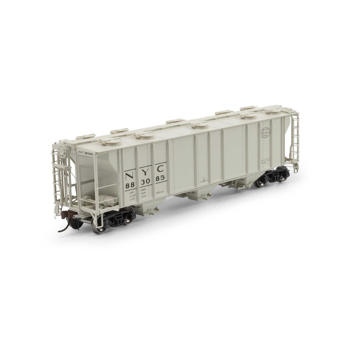 HO PS-2 2893 3-Bay Covered Hopper NYC 883085 (ATHG-1271)