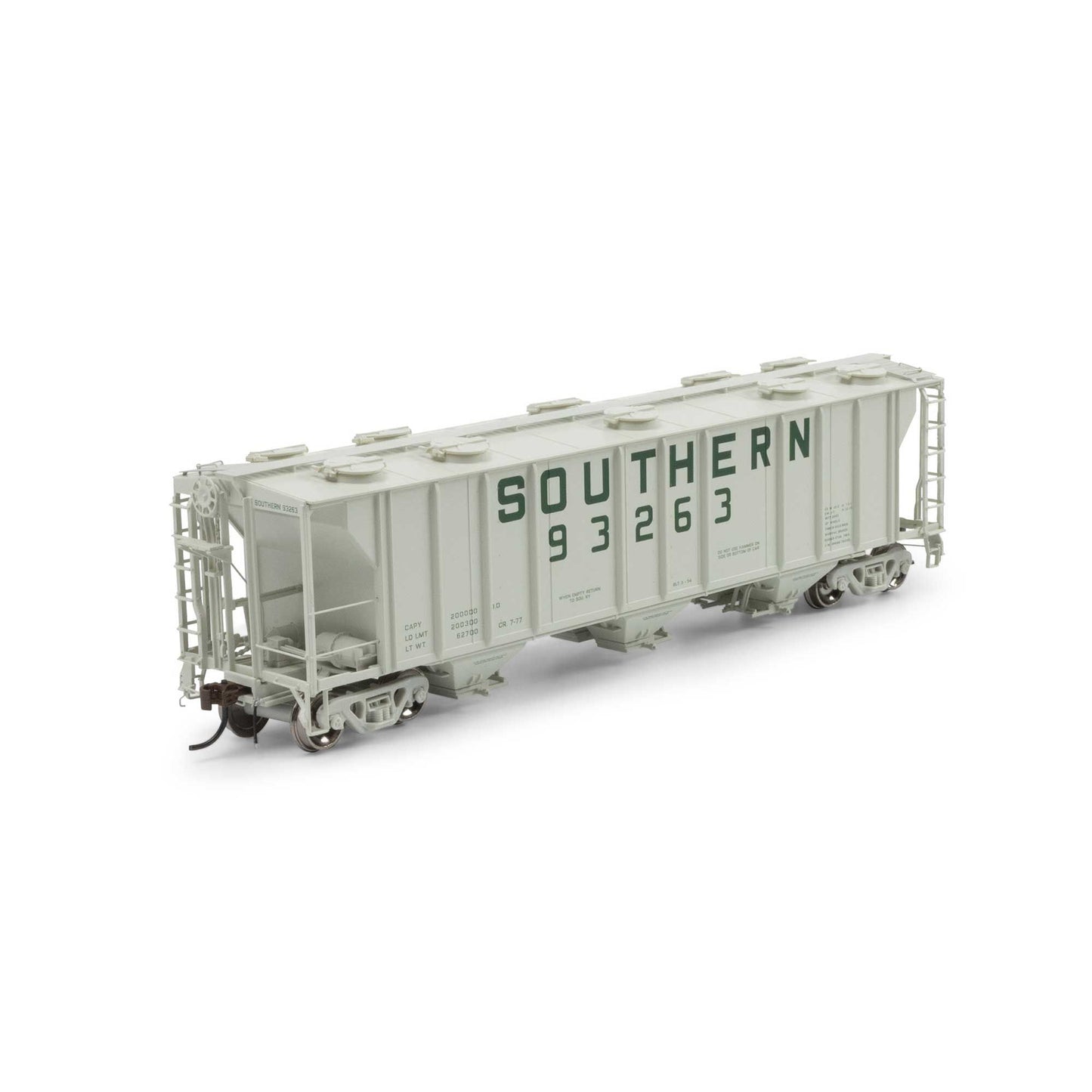 HO PS-2 2893 3-Bay Covered Hopper SOU #93263 Model (ATHG-1277)