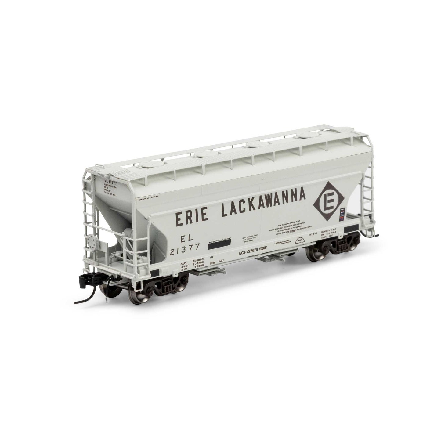 N ACF 2970 Covered Hopper EL with ACI Primed for Grime Model (ATHG-1285)