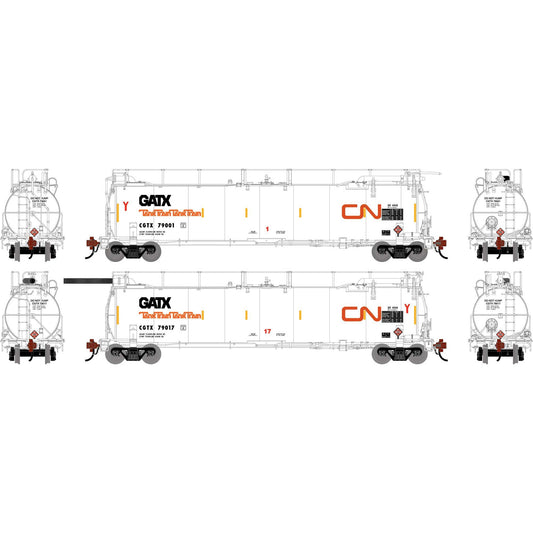 HO TankTrain A/B Set, CGTX #79001 and #79017 Models (ATHG-1319)