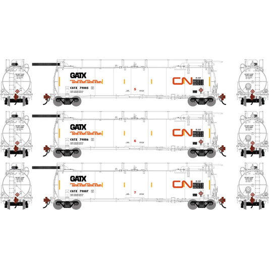 HO TankTrain Intermediate Set CGTX #79005/79006/79007 (ATHG-1321)