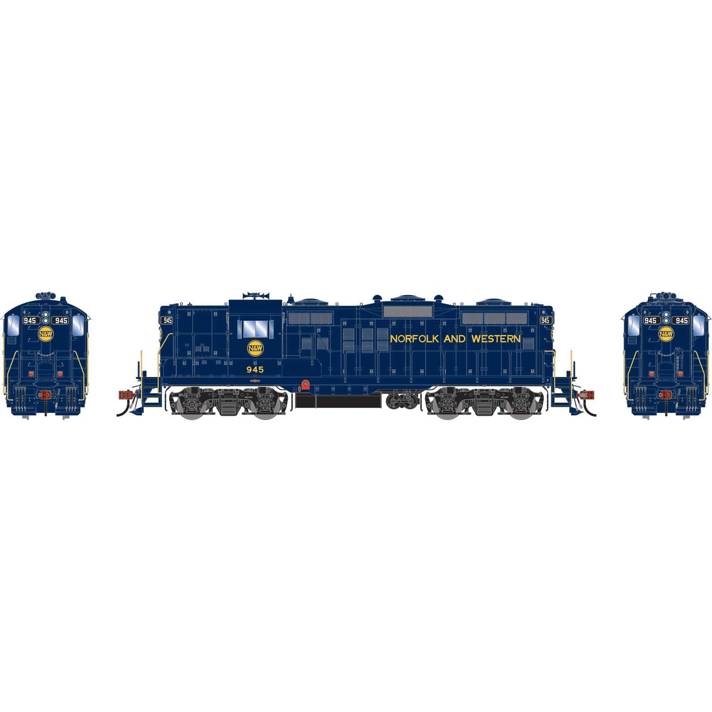 HO GP18 Locomotive NW #945 (ATHG-1359)