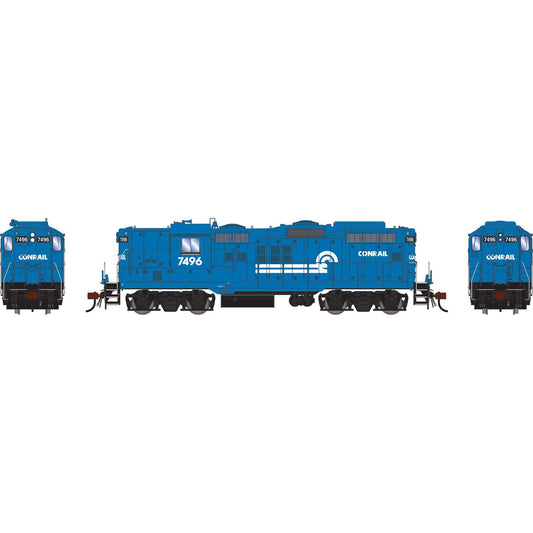 HO GP18 Locomotive with DCC and Sound CR #7496 (ATHG-1371)