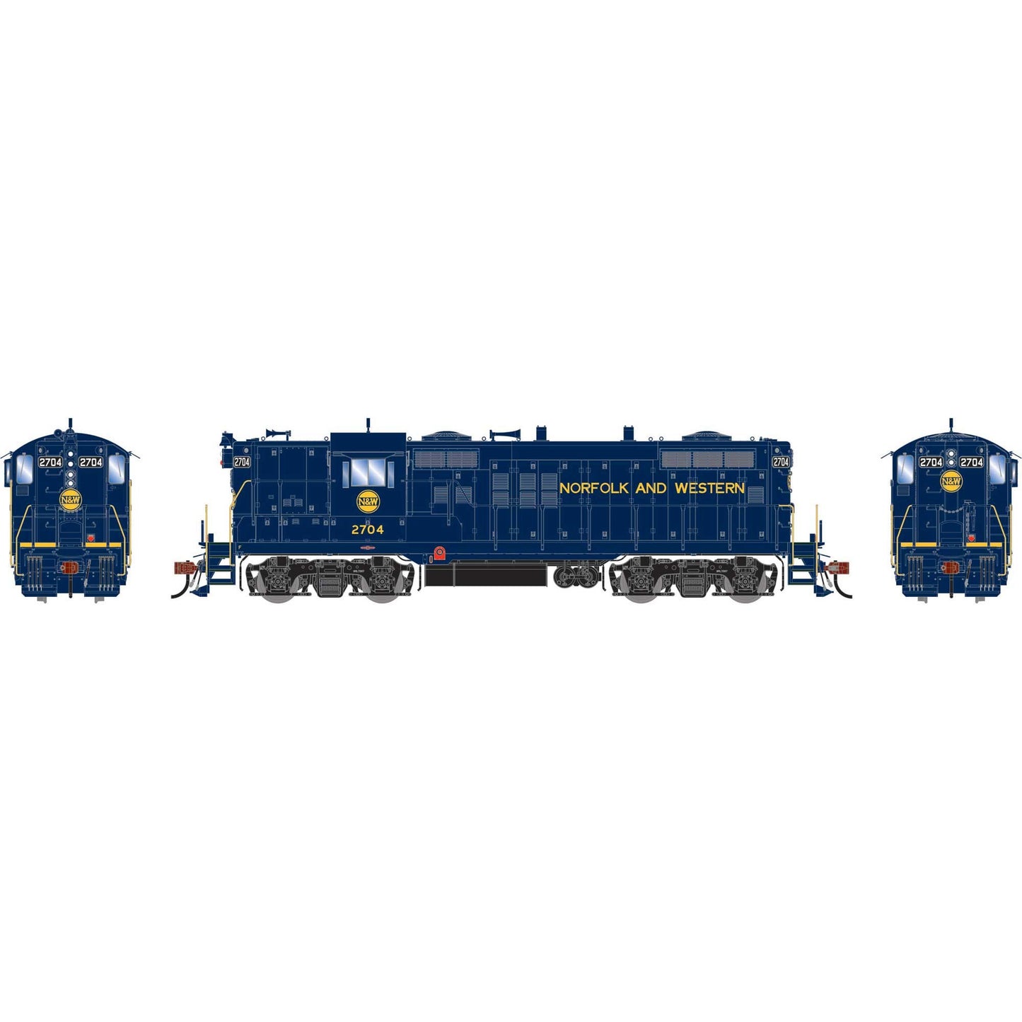HO GP18 Locomotive with DCC and Sound, NW #2704 (ATHG-1377)