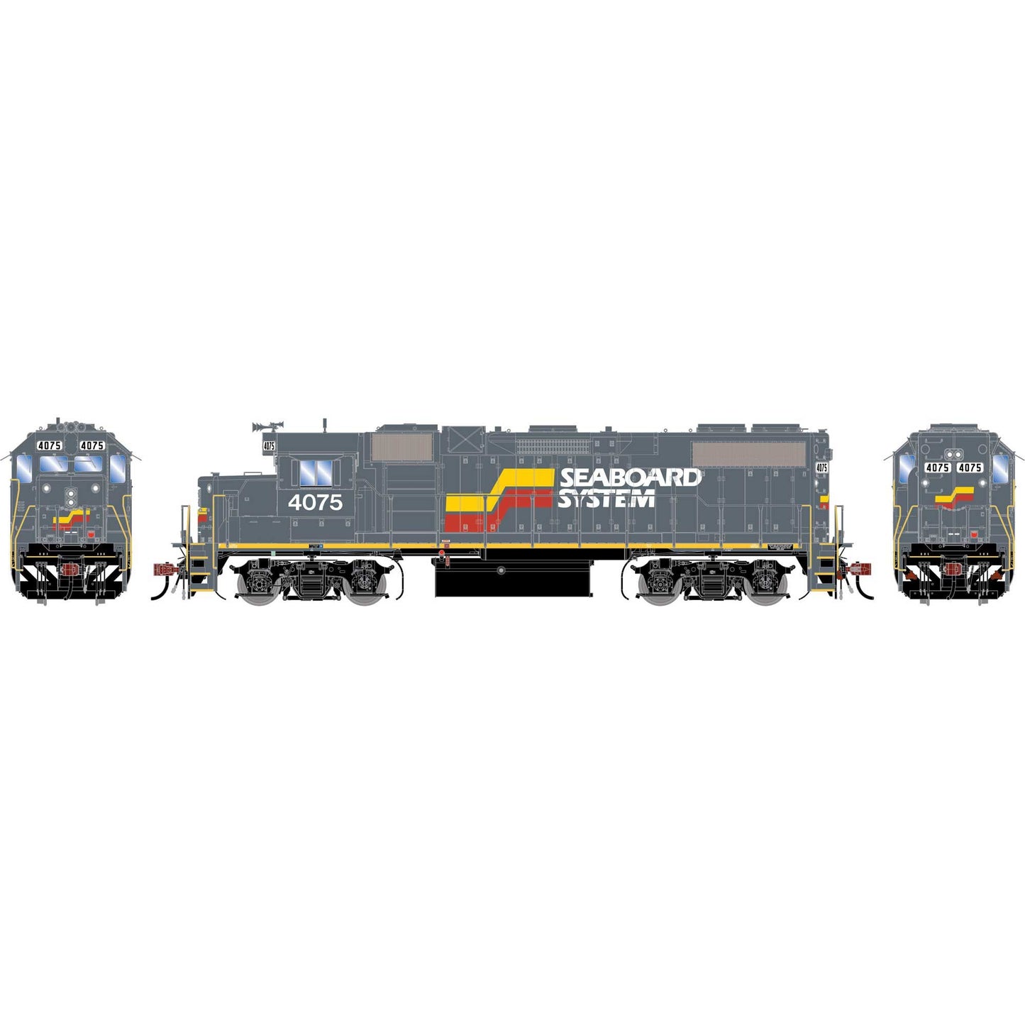 HO GEN GP38-2 Locomotive with DCC and Sound SBD 4075 (ATHG-1412)