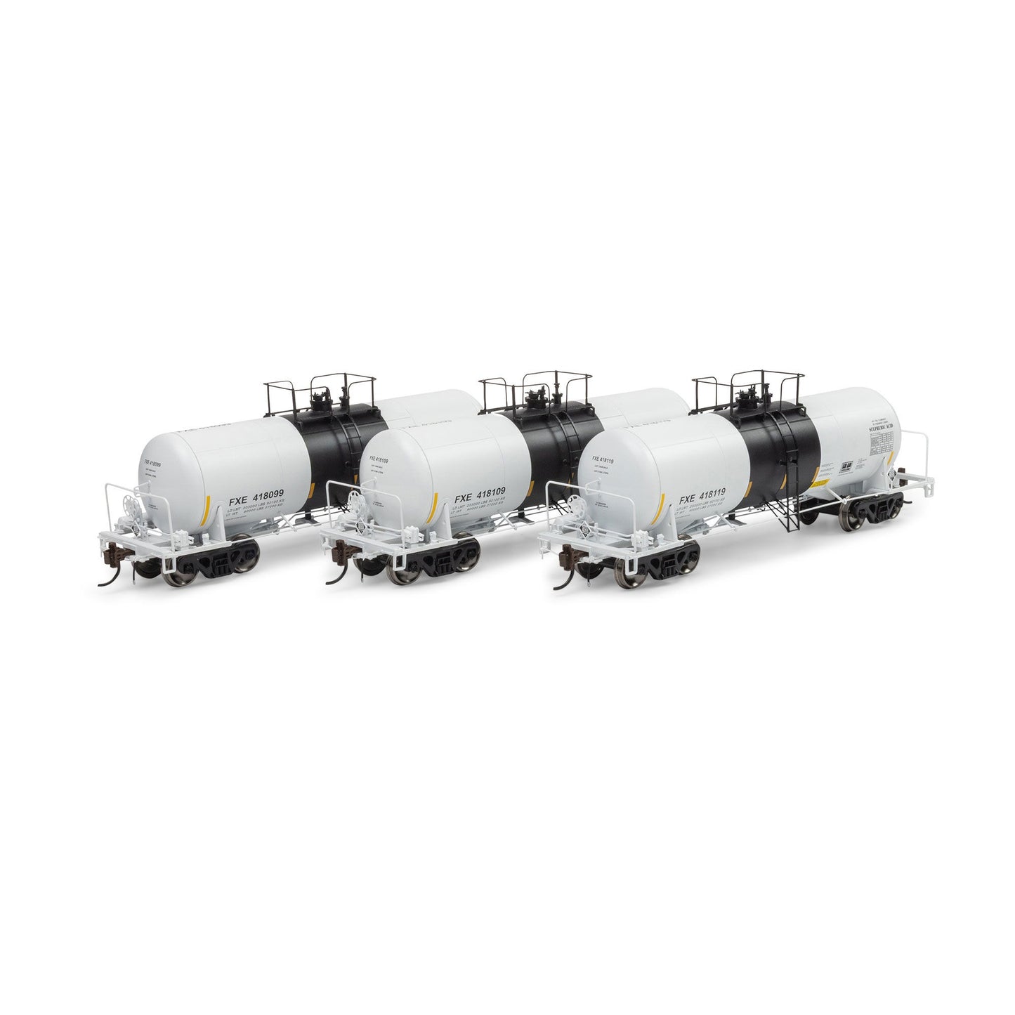 HO 13K Gallon Acid Tank Car FXE #418099/418109/418119 (ATHG-1433)