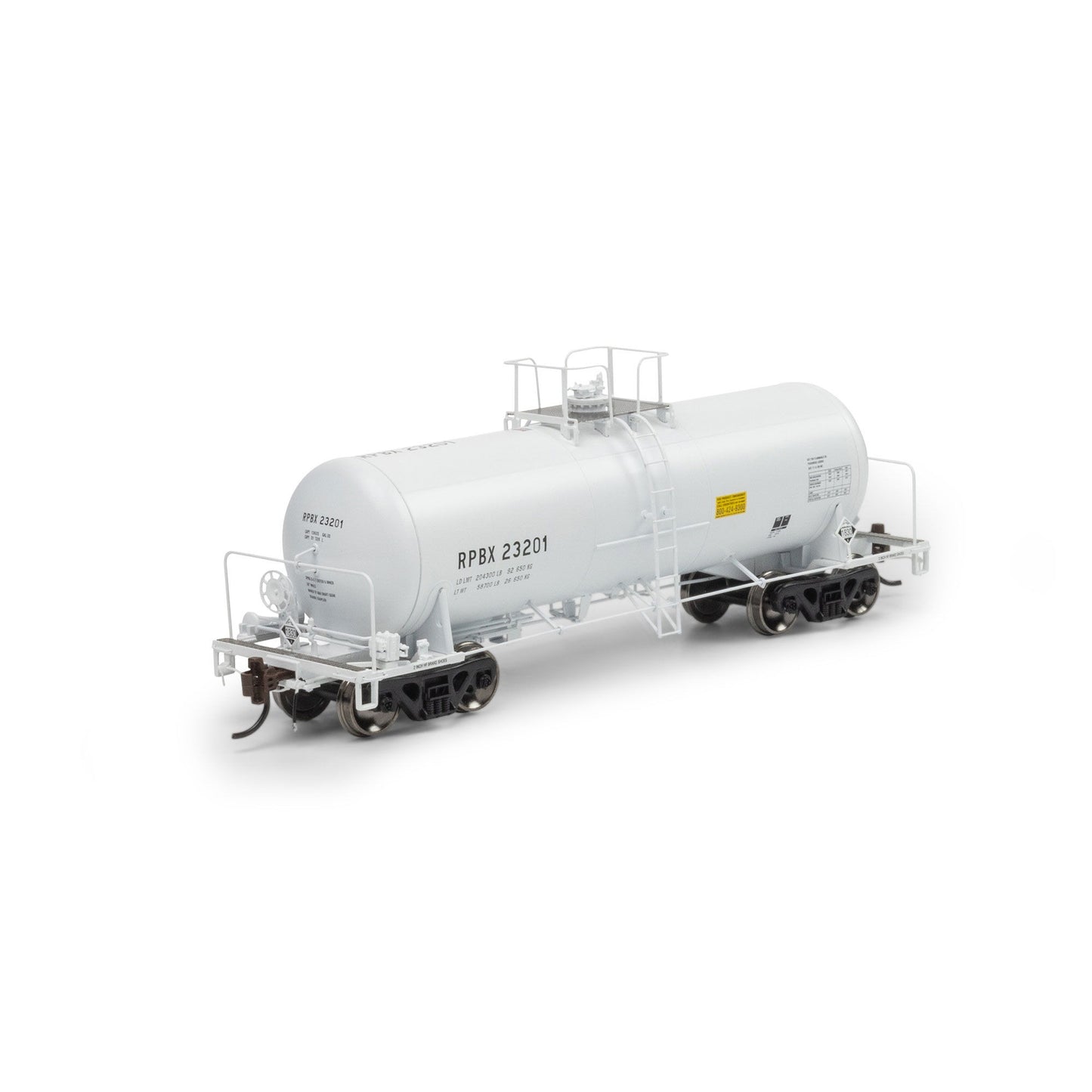 HO 13K Gallon Acid Tank Car RPBX 23201 (ATHG-1435)