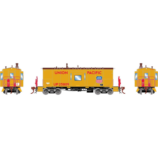 HO ICC CA-11 Caboose with Lights UP Snowbus #25809 (ATHG-1449)
