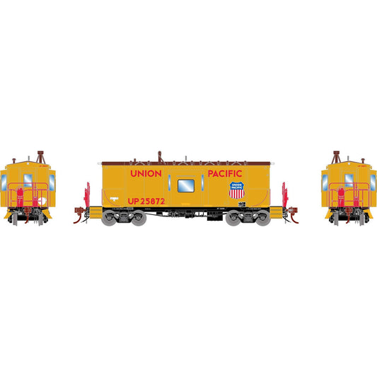 HO ICC CA-11 Caboose with Lights, UP 'Snowbus' #25872 (ATHG-1450)