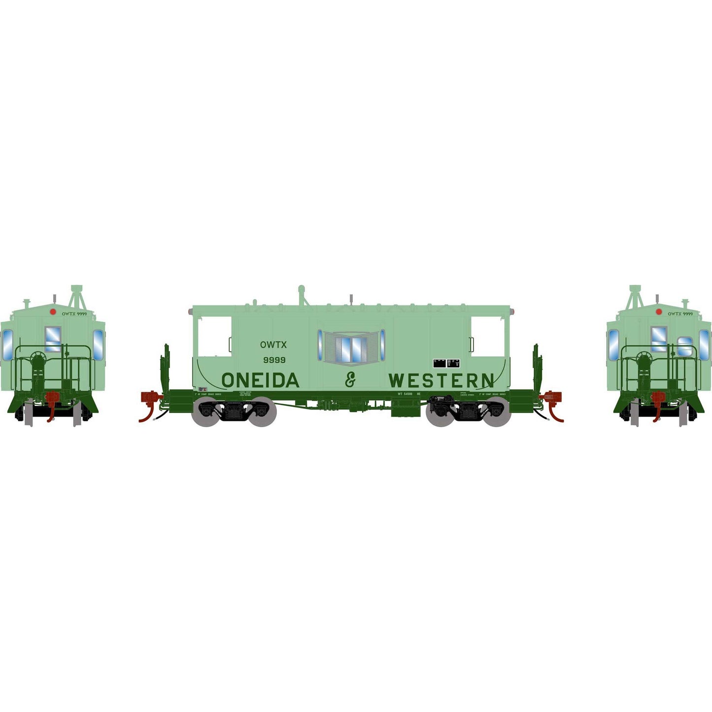 HO ICC CA-11 Caboose with Lights, OWTX #9999 (ATHG-1452)